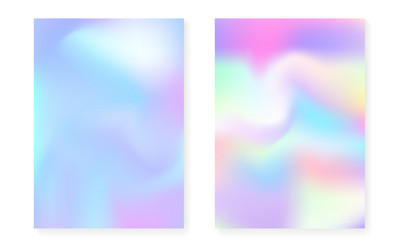 pearlescent background with holographic gradient vector image