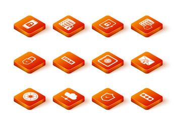 set safe network cloud connection lock and check vector image