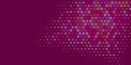 geometric abstract hexagon multi color background vector image
