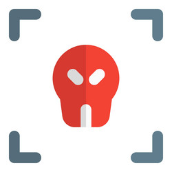 malware identification through software scanning vector image