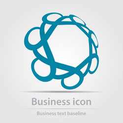 Originally designed color business icon vector