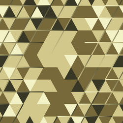 khaki seamless pattern with triangular protection vector image