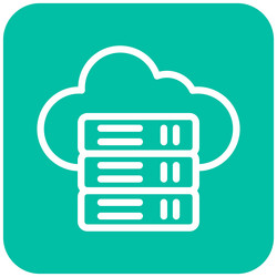 database icon design vector image