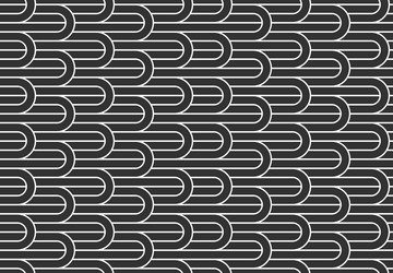 lined seamless pattern with twisted lines vector image
