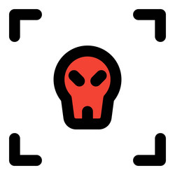 malware identification through software scanning vector image