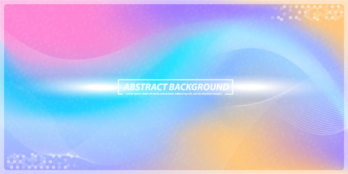 Abstract color gadientmesh and lines with bokeh vector