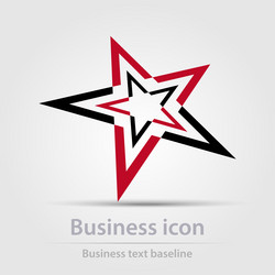 Originally designed color business icon vector