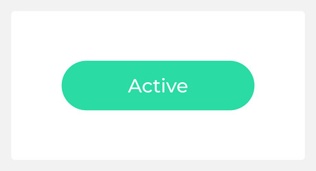 active register button ui element template vector image