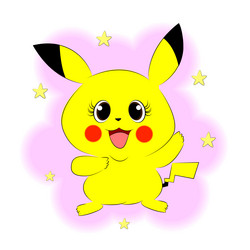 pokémon pikachu, desenho vetorial 19550586 Vetor no Vecteezy