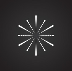 sparkle icon on background for graphic and web vector image