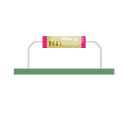 Resistor electrical engineering and electronics Vector Image