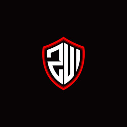 Z w initial logo monogram designs modern templates