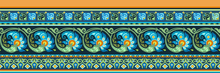 abstract stripe pattern ornamental background vector image
