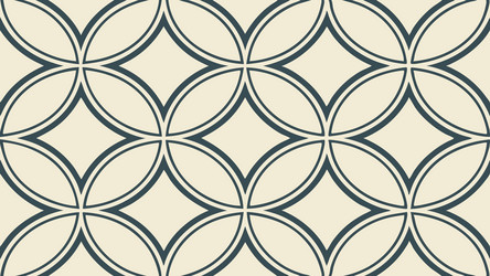 connected circles geometric pattern abstract vector image