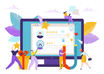 CRM Business Analysis & Strategy vector image