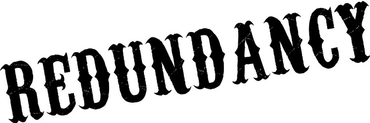 Redundancy rubber stamp Royalty Free Vector Image