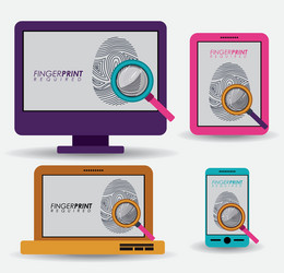 scan qr code design vector image