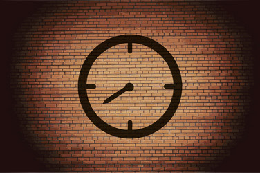 timer icon symbol flat modern web design with long vector image