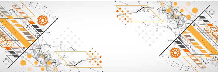 abstract background on technological vector image