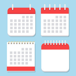 Calendar icon vector