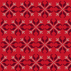 Christmas sweater pattern vector