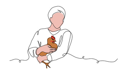 Man Hen Vector Images (over 650)