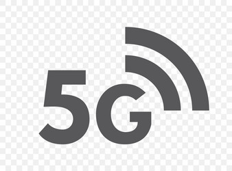 5g network technology icon fifth generation vector