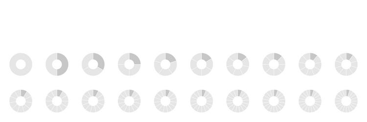 Circular Segment Graph vector image