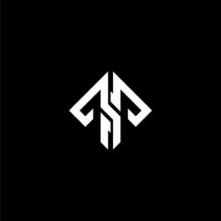 St s t brushed letter logo design with creative Vector Image