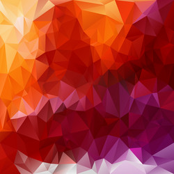 Fiery Triangular Pattern vector image