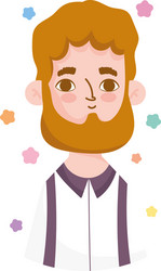 Bearded Man Avatar Icon Graphic by nangkonostudio · Creative Fabrica