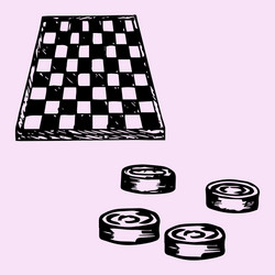 Checkers game. Set object Stock Vector by ©reenya 109831556