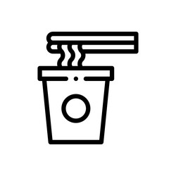 instruction icon thin linear style design vector image