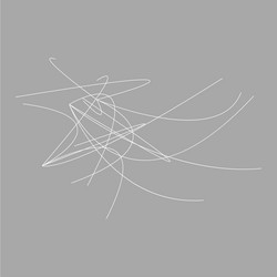 random curvy squiggly tangled lines knot loop vector image