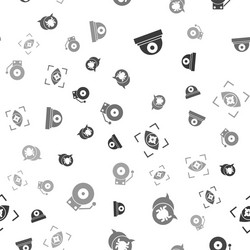 set security camera system bug eye scan vector image