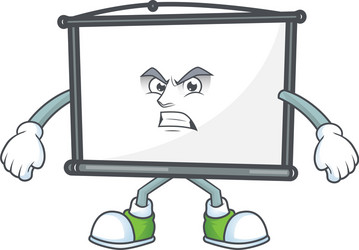 scream empty project screen mascot for display vector image