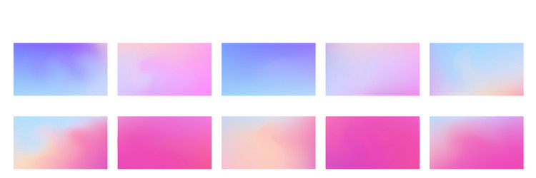 trendy colorful abstract background gradient mesh vector image