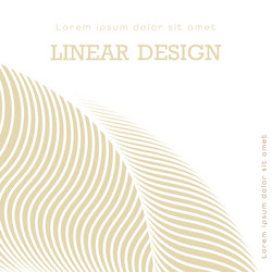 dynamic wave wavy lines design linear vector image