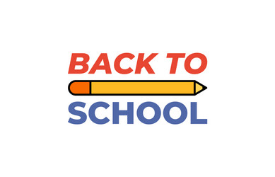 colour pencil icon back to school concept vector