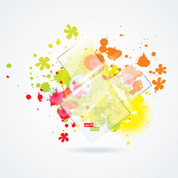 Abstract ink splat Royalty Free Vector Image - VectorStock