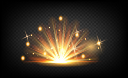 Sparkle stardust trail light effect magic Vector Image
