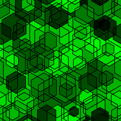 honeycomb seamless pattern repeated overlap vector image
