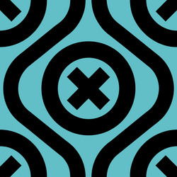 modern abstract seamless pattern with circles vector image