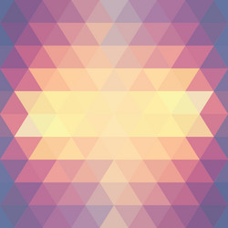 Pattern geometric background with triangles vector