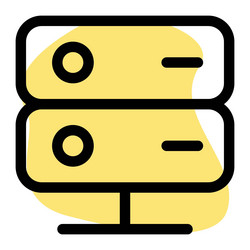 server stack used for data storage vector image