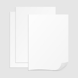 stack of papers grouped and layered vector image