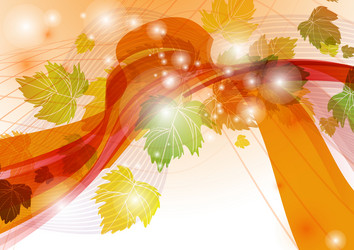 Abstract autumn background Royalty Free Vector Image