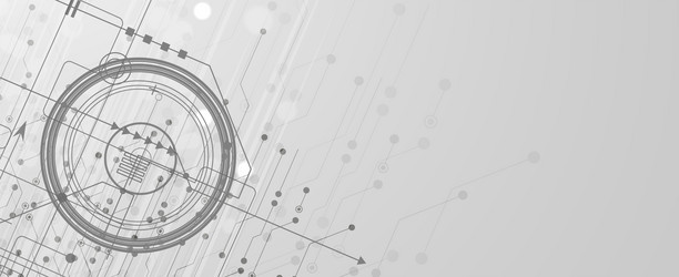 abstract structure circuit computer technology vector image