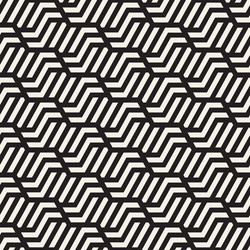 Modern Abstract Hexagonal Pattern vector image
