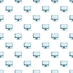 desktop computer pattern seamless vector